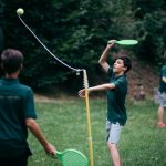 Gli studenti dell'Institut auf dem Rosenberg Summer Camp durante dei giochi