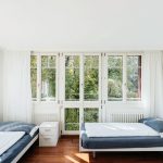 Una stanza doppia dell'alloggio dell'Institut auf dem Rosenberg Summer Camp