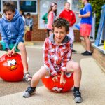 Summer Boarding Courses Oxford Summer School students play outside