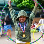 Summer Boarding Courses Oxford Summer School students play outside