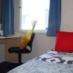 Una stanza singola del residence della Bucksmore London King's College 