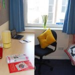 Una stanza singola del residence della Bucksmore London King's College 