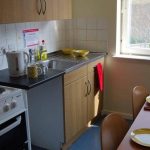 La cucina del residence della Bucksmore London King's College 