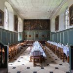 La sala pranzo del Bucksmore Cambridge Magdalene College 