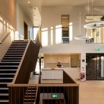 L'edificio moderno "Murray Centre" nel campus della Downe House School, completato nel 2018