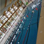 La piscina interna della Downe House School