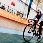 La pista di ciclismo della Downe House School