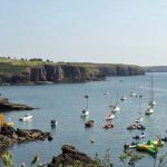 Vista di Dunmore East, Irlanda