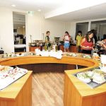 Il buffet della Swiss Language Club SLC Leysin 