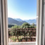 La vista delle Alpi e di Leysin dalla Swiss Language Club SLC Leysin
