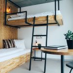 Una stanza doppia dell'alloggio del Junior and Teen Summer Camp