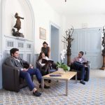 L'area lounge dell'Institut Monte Rosa 