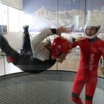 Gli studenti del programma estivo dell'Institut Monte Rosa durante una sessione di volo in assenza di gravità