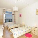 Una stanza doppia dell'alloggio dell'Institut Monte Rosa