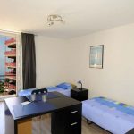 Una stanza doppia dell'alloggio dell'Institut Monte Rosa