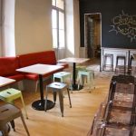 La student lounge e la caffetteria dell'Institut Monte Rosa 