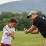 World Sports Camp students play golf