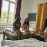 Una stanza doppia dell'alloggio del programma estivo Leadership della Champittet 