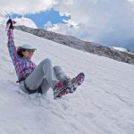 Gli studenti del programma estivo Leadership della Champittet si divertono sulle montagne innevate