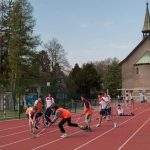 La pista d'atletica dello scuola Champittet College 