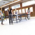 Alpadia Leysin Summer Camp students play ping-pong