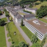 Il monastero di Engelberg visto dall'alto