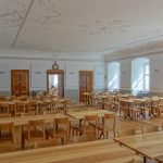 La sala pranzo della scuola Alpadia Engelberg