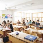 Una classe dell'Alpadia Montreux - Svizzera