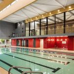 La piscina del campus estivo della ICE Clongowes Wood College