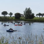 Gli studenti del campus estivo della ICE Glenstal Abbey in kayak