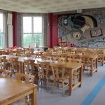 La sala pranzo del campus estivo della ICE Glenstal Abbey