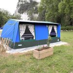 Quadruple bed tent in the Village Camps Ardèche accommodation