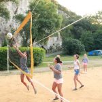 Village Camps Ardèche volleyball court