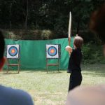 Village Camps Ardèche students do archery