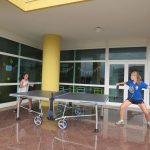 L'area ping pong dei Village Camps Santa Cruz 