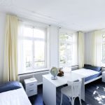 Una stanza doppia dell'alloggio dell'Institut auf dem Rosenberg Summer Camp