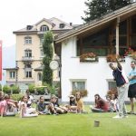 Il giardino della Hochalpines Institut Ftan Summer Camp