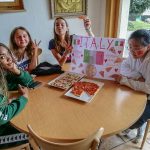 La sala pranzo del Campo Estivo Les Elfes