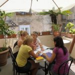 La terrazza della Piccola Università Italiana Tropea 