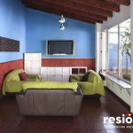 L'area in comune nel residence della scuola Españolé IH Valencia