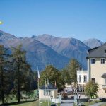 Vista laterale della Hochalpines Institut Ftan 