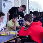 Una classe della sede estiva della Irish College of English a Malahide