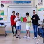 Una classe della sede estiva della Irish College of English a Malahide