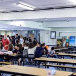 La caffetteria della sede estiva della Irish College of English