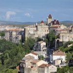 Town of Aubenas located in Ardèche, France