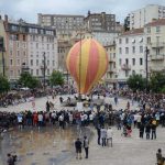 Town of Annonay located in Ardèche, France