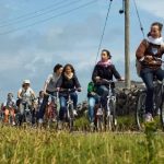 Gli studenti della Atlantic Language School in bicicletta