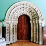 Dettaglio architettonico della Glenstal Abbey