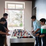 La student lounge dell'Institut Monte Rosa 