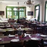 La sala pranzo dell'Institut Monte Rose
